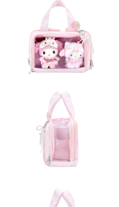 【予約】winkouv 旅行用小痛バッグ 20cmぬいぐるみバッグ 化粧ポーチ