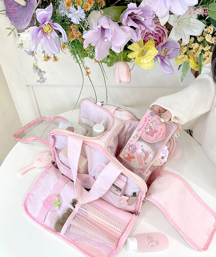 【予約】winkouv 旅行用小痛バッグ 20cmぬいぐるみバッグ 化粧ポーチ