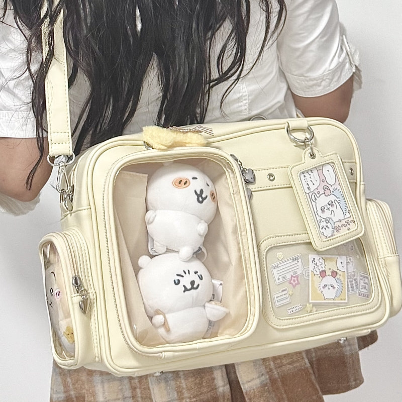 【予約】夢幻熊 ぬいぐるみ兼用 大容量痛バッグ トートバッグ