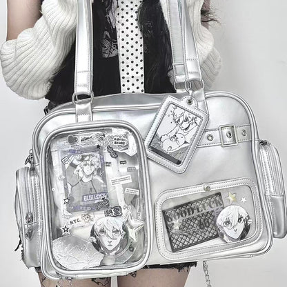 【予約】夢幻熊 ぬいぐるみ兼用 大容量痛バッグ トートバッグ