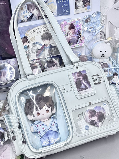 【予約】夢幻熊 ぬいぐるみ兼用 大容量痛バッグ トートバッグ