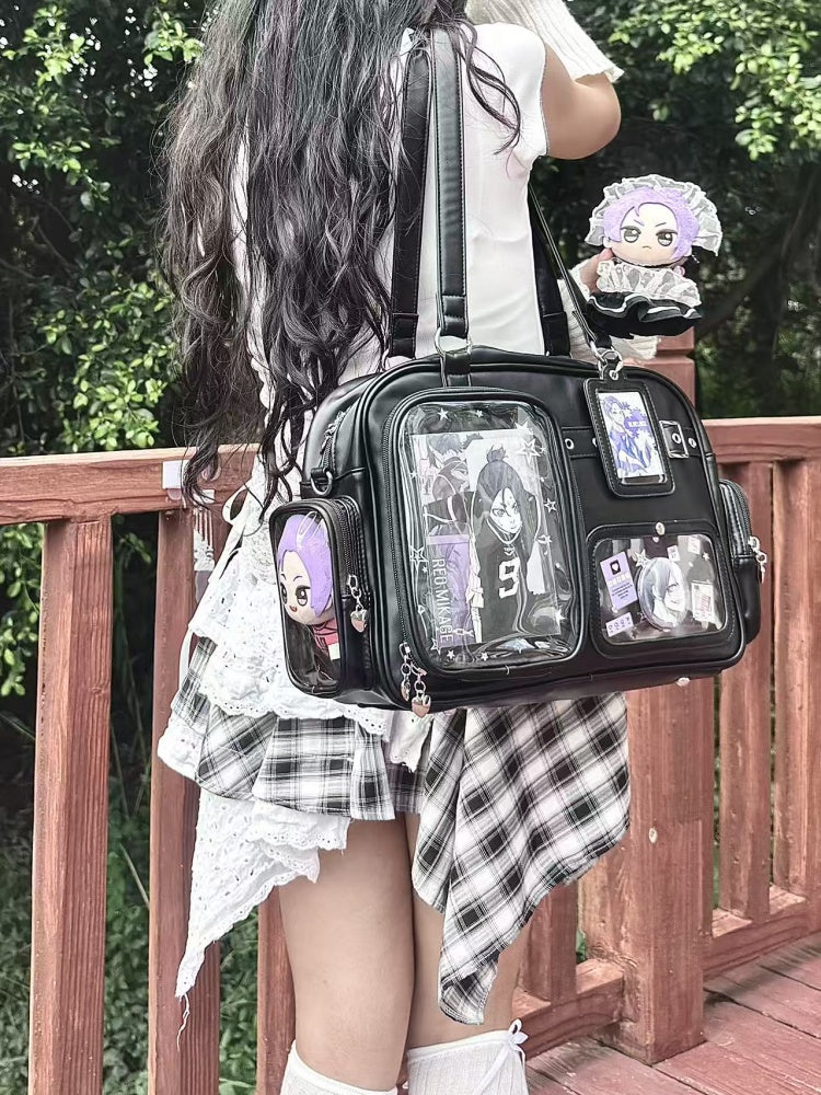 【予約】夢幻熊 ぬいぐるみ兼用 大容量痛バッグ トートバッグ