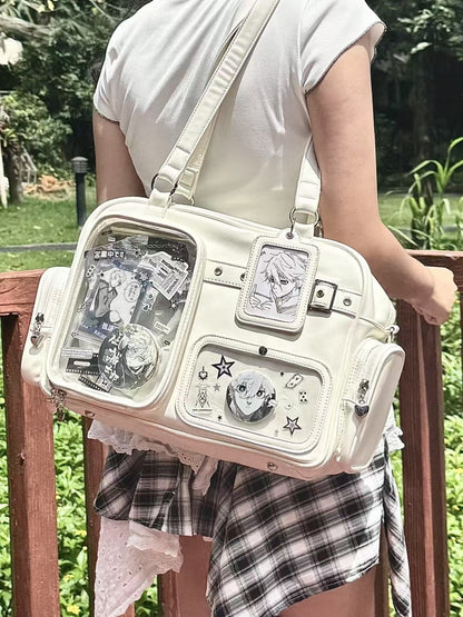 【予約】夢幻熊 ぬいぐるみ兼用 大容量痛バッグ トートバッグ