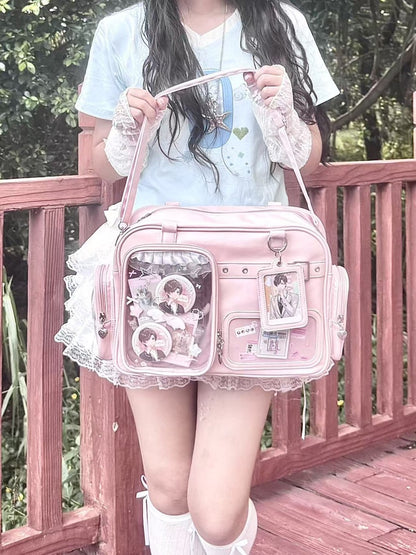 【予約】夢幻熊 ぬいぐるみ兼用 大容量痛バッグ トートバッグ