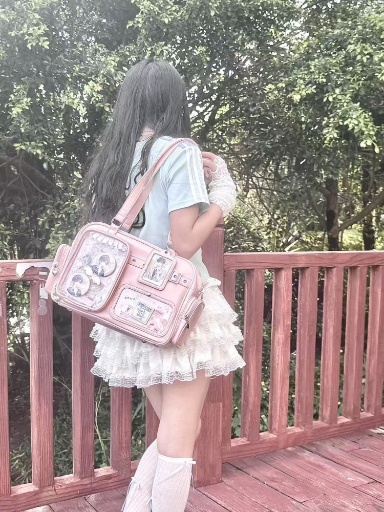 【予約】夢幻熊 ぬいぐるみ兼用 大容量痛バッグ トートバッグ