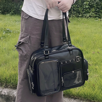 【予約】夢幻熊 ぬいぐるみ兼用 大容量痛バッグ トートバッグ