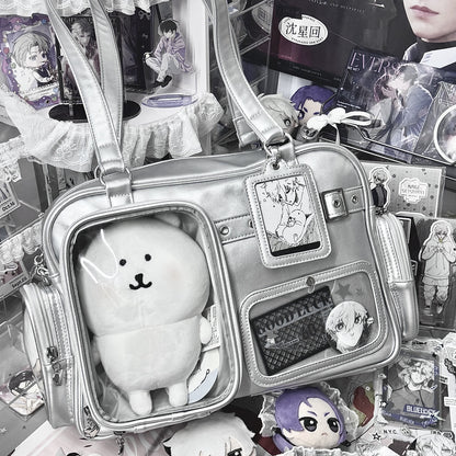 【予約】夢幻熊 ぬいぐるみ兼用 大容量痛バッグ トートバッグ