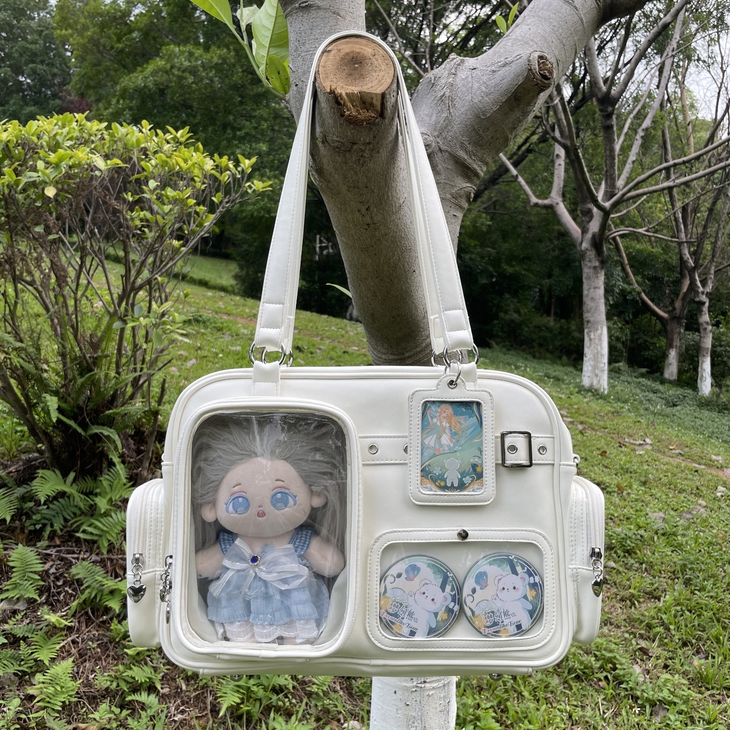 【予約】夢幻熊 ぬいぐるみ兼用 大容量痛バッグ トートバッグ