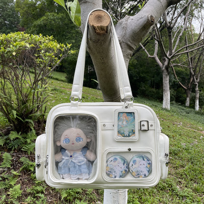 【予約】夢幻熊 ぬいぐるみ兼用 大容量痛バッグ トートバッグ