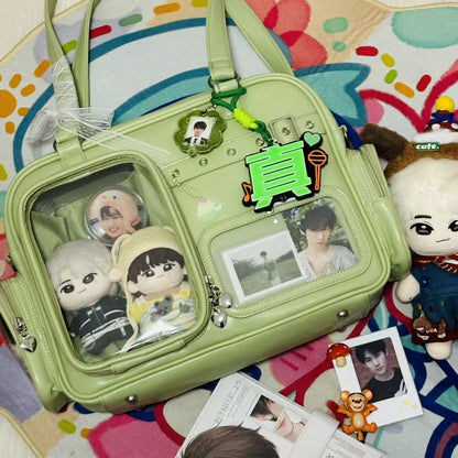 【予約】夢幻熊 ぬいぐるみ兼用 大容量痛バッグ トートバッグ