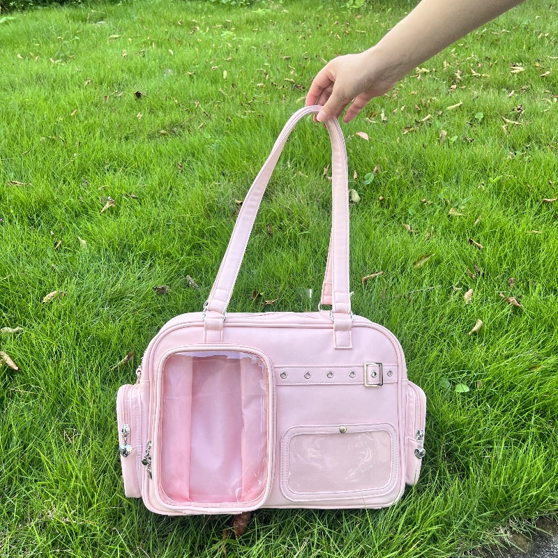 【予約】夢幻熊 ぬいぐるみ兼用 大容量痛バッグ トートバッグ