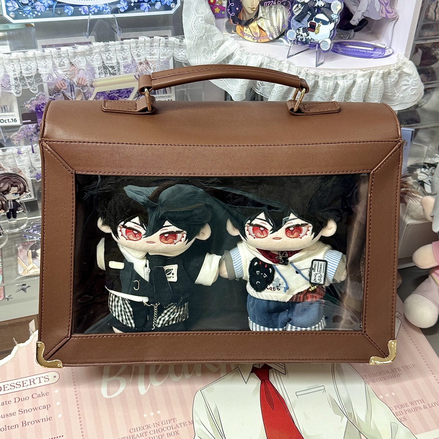 【予約】夢幻熊 ブリーフケース型痛バッグ ぬいぐるみ兼用 20cmぬいぐるみ収納可