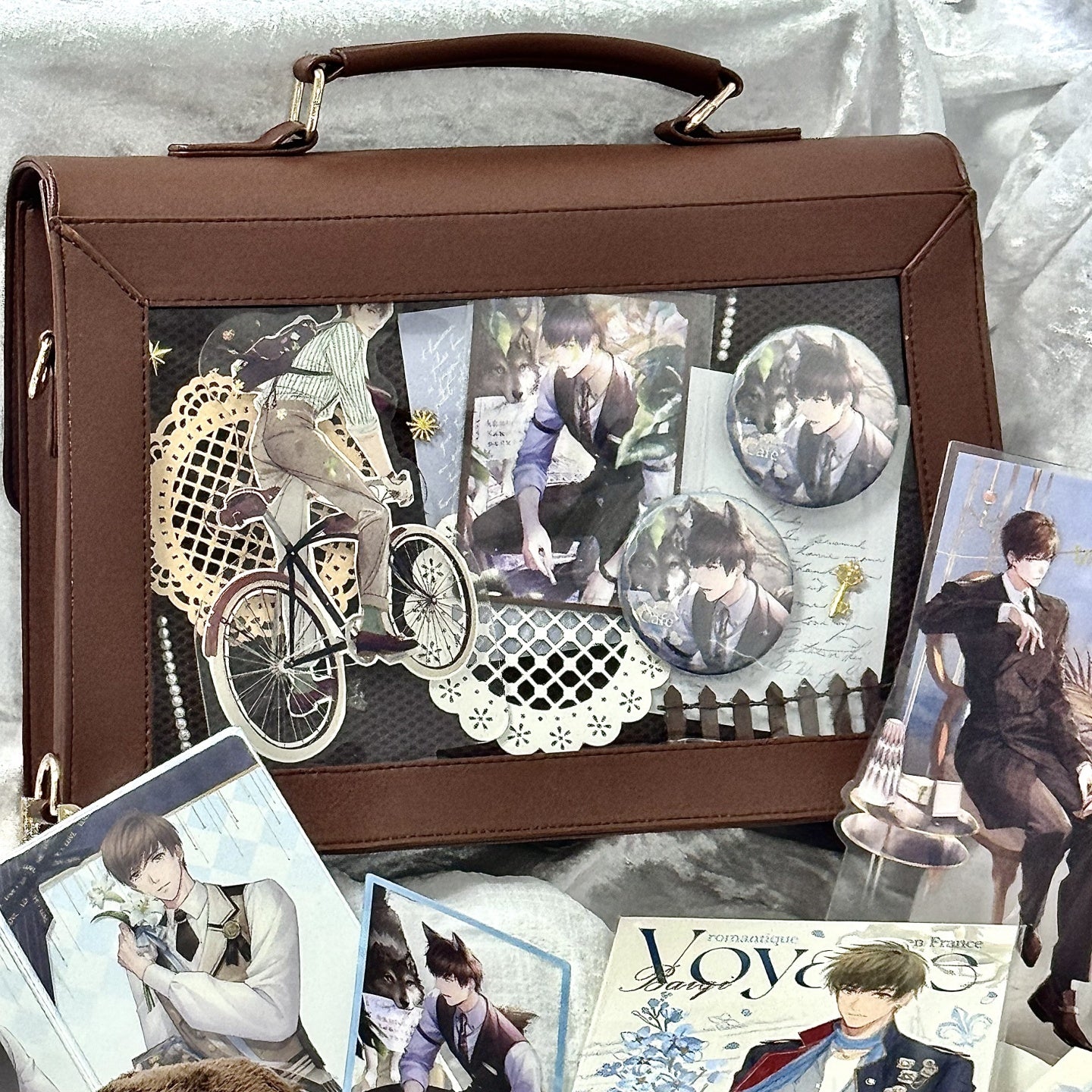 【予約】夢幻熊 ブリーフケース型痛バッグ ぬいぐるみ兼用 20cmぬいぐるみ収納可