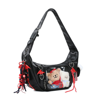 【予約】Lucky Bubbles ハート餃子 痛バッグ ぬいぐるみバッグ カードケース付き