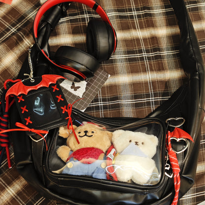 【予約】Lucky Bubbles ハート餃子 痛バッグ ぬいぐるみバッグ カードケース付き