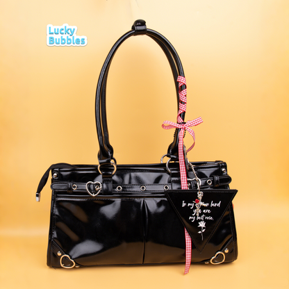 【予約】Lucky Bubbles 星野独玫 トート痛バッグ ぬいぐるみバッグ 缶バッジケース付き