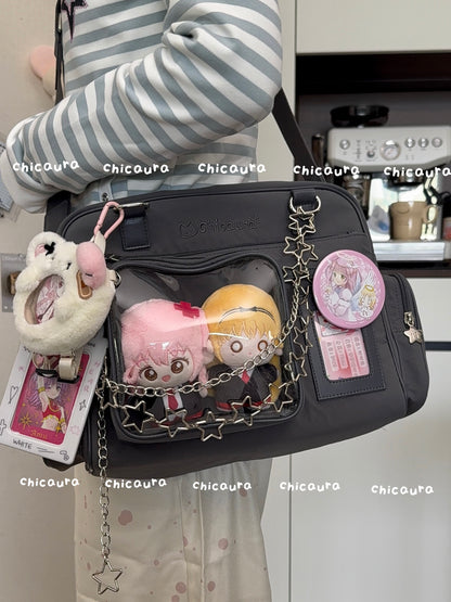 【予約】CHICAURA ローディング子猫 トート痛バッグ ぬいぐるみバッグ