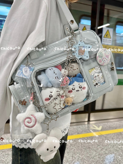 【予約】CHICAURA ローディング子猫 トート痛バッグ ぬいぐるみバッグ