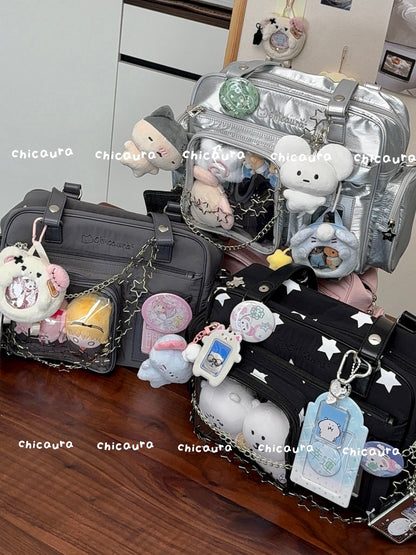 【予約】CHICAURA ローディング子猫 トート痛バッグ ぬいぐるみバッグ