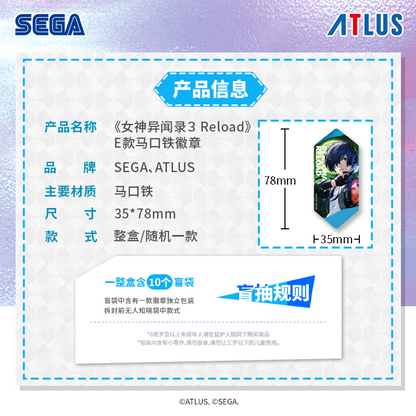 【予約】SEGA Store 中国限定 P3R ペルソナ3 リロード 缶バッジE 1BOX