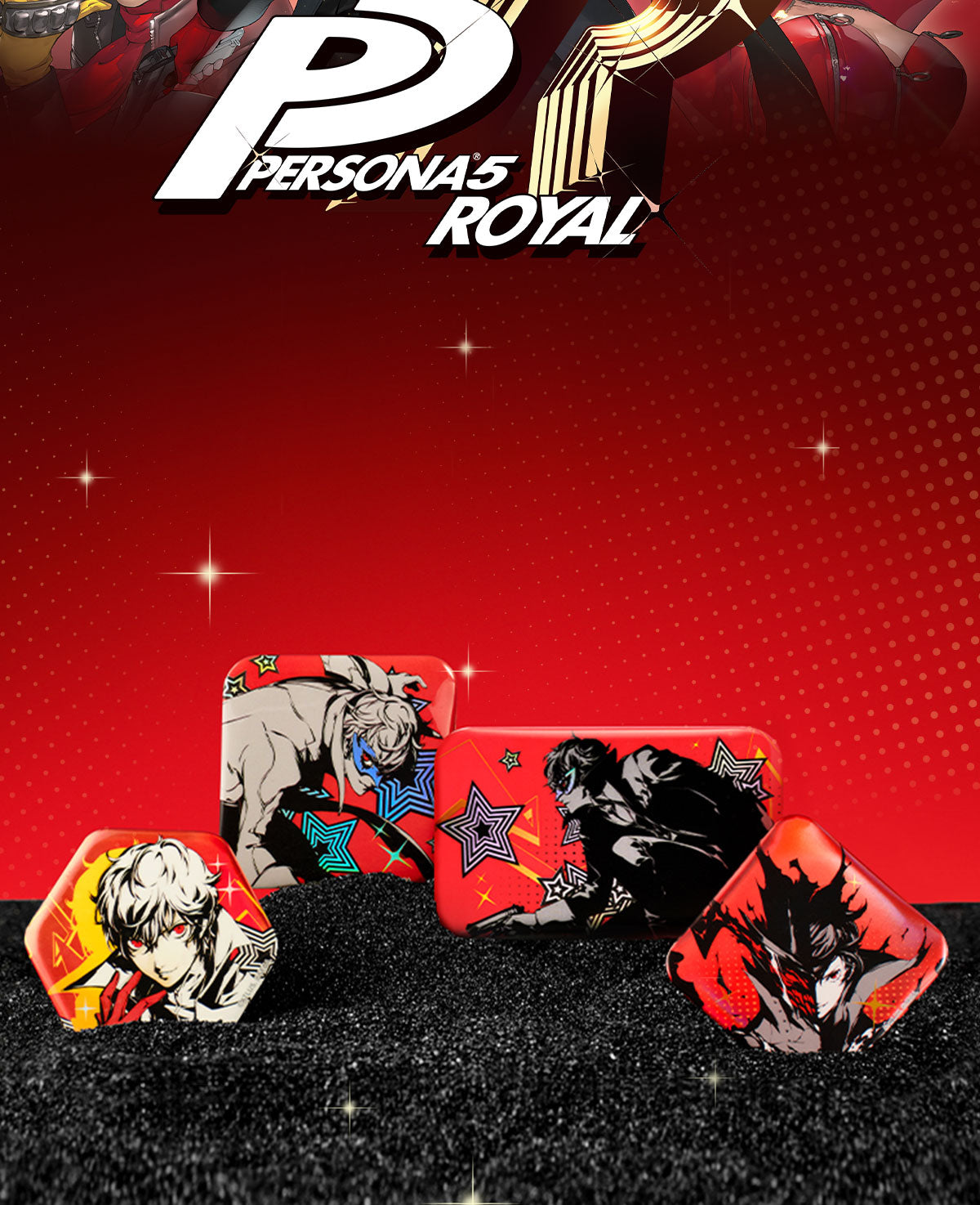 【予約】SEGA Store 中国限定 P5R ペルソナ5 ザ・ロイヤル 缶バッジC