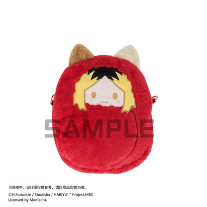 【予約】TAPIOCA 中国限定 ハイキュー!! 手のひら動物園 おくるみ ぬいぐるみ 痛バッグ ショルダー