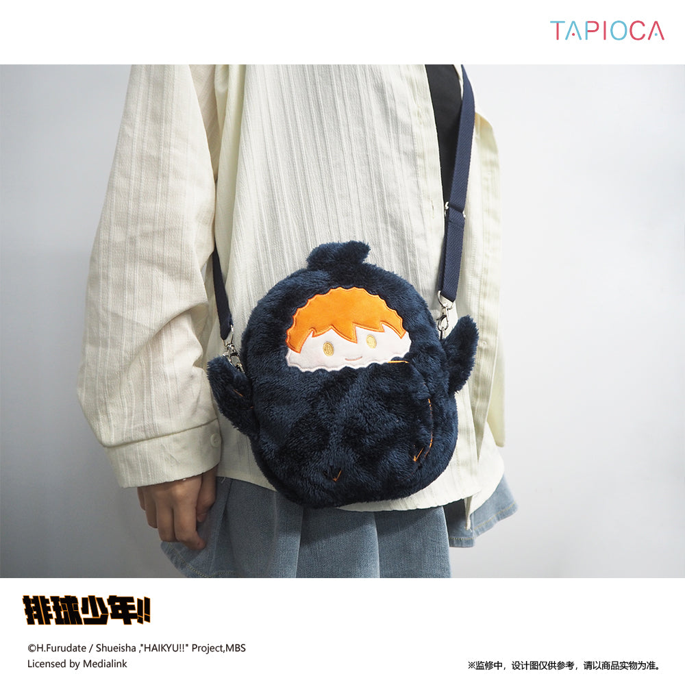 【予約】TAPIOCA 中国限定 ハイキュー!! 手のひら動物園 おくるみ ぬいぐるみ 痛バッグ ショルダー