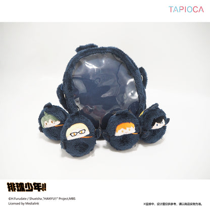 【予約】TAPIOCA 中国限定 ハイキュー!! 手のひら動物園 おくるみ ぬいぐるみ 痛バッグ ショルダー