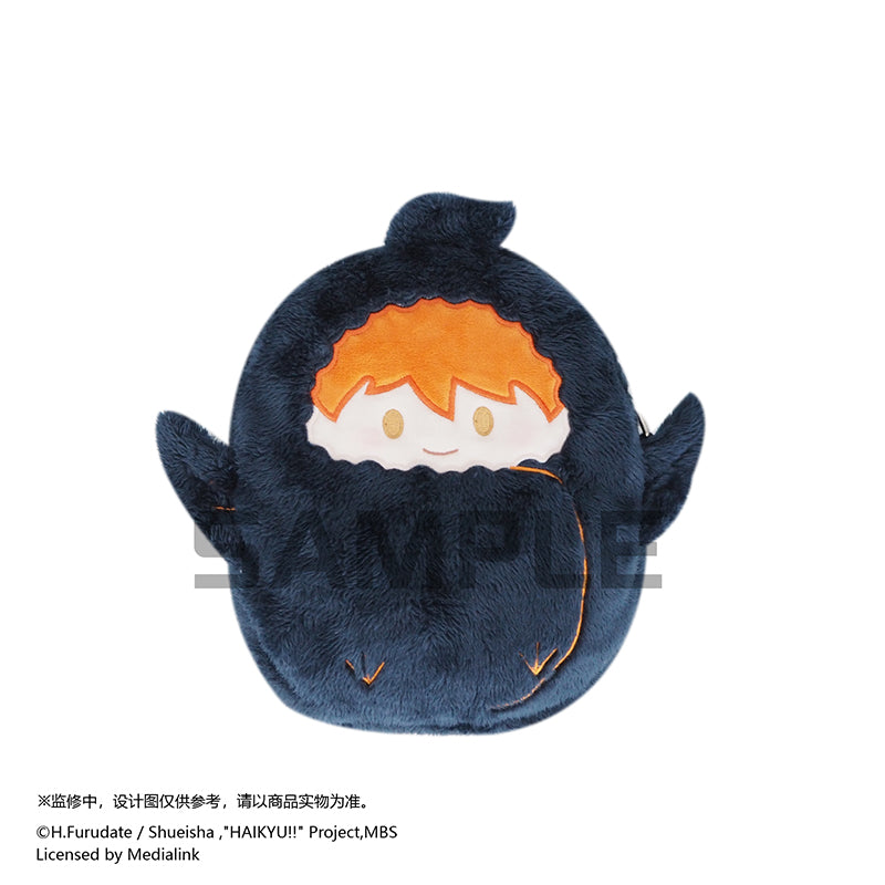 【予約】TAPIOCA 中国限定 ハイキュー!! 手のひら動物園 おくるみ ぬいぐるみ 痛バッグ ショルダー