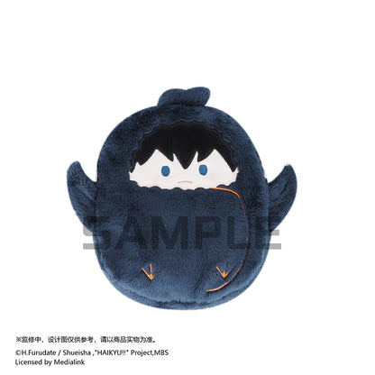 【予約】TAPIOCA 中国限定 ハイキュー!! 手のひら動物園 おくるみ ぬいぐるみ 痛バッグ ショルダー