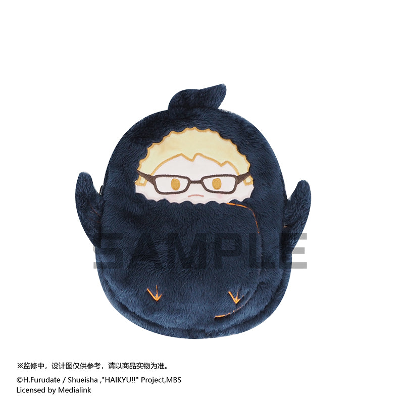 【予約】TAPIOCA 中国限定 ハイキュー!! 手のひら動物園 おくるみ ぬいぐるみ 痛バッグ ショルダー