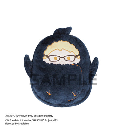 【予約】TAPIOCA 中国限定 ハイキュー!! 手のひら動物園 おくるみ ぬいぐるみ 痛バッグ ショルダー