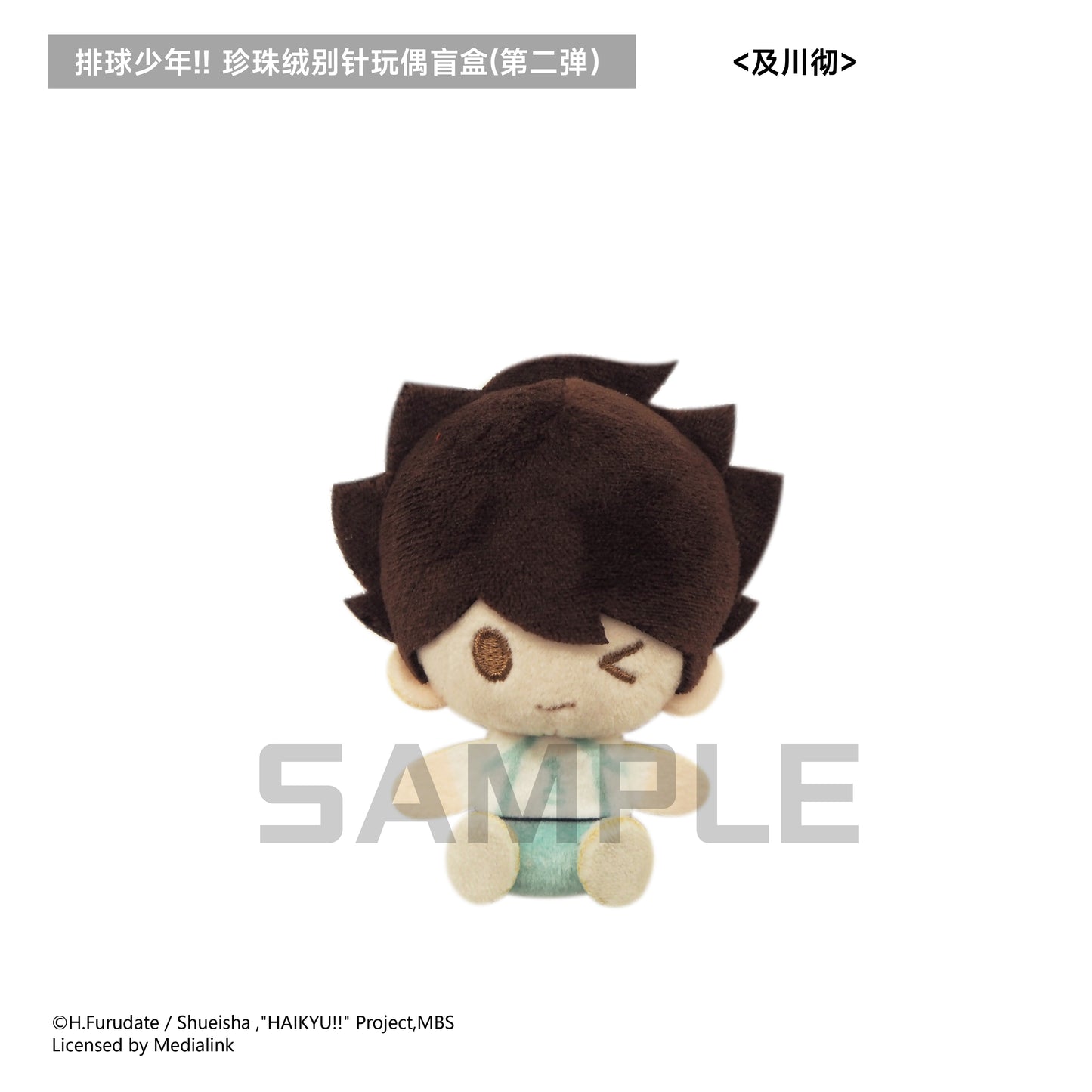 【予約】TAPIOCA 中国限定 ハイキュー!! ぬいぐるみバッジ vol.2 コンプリートBOX（全6種）