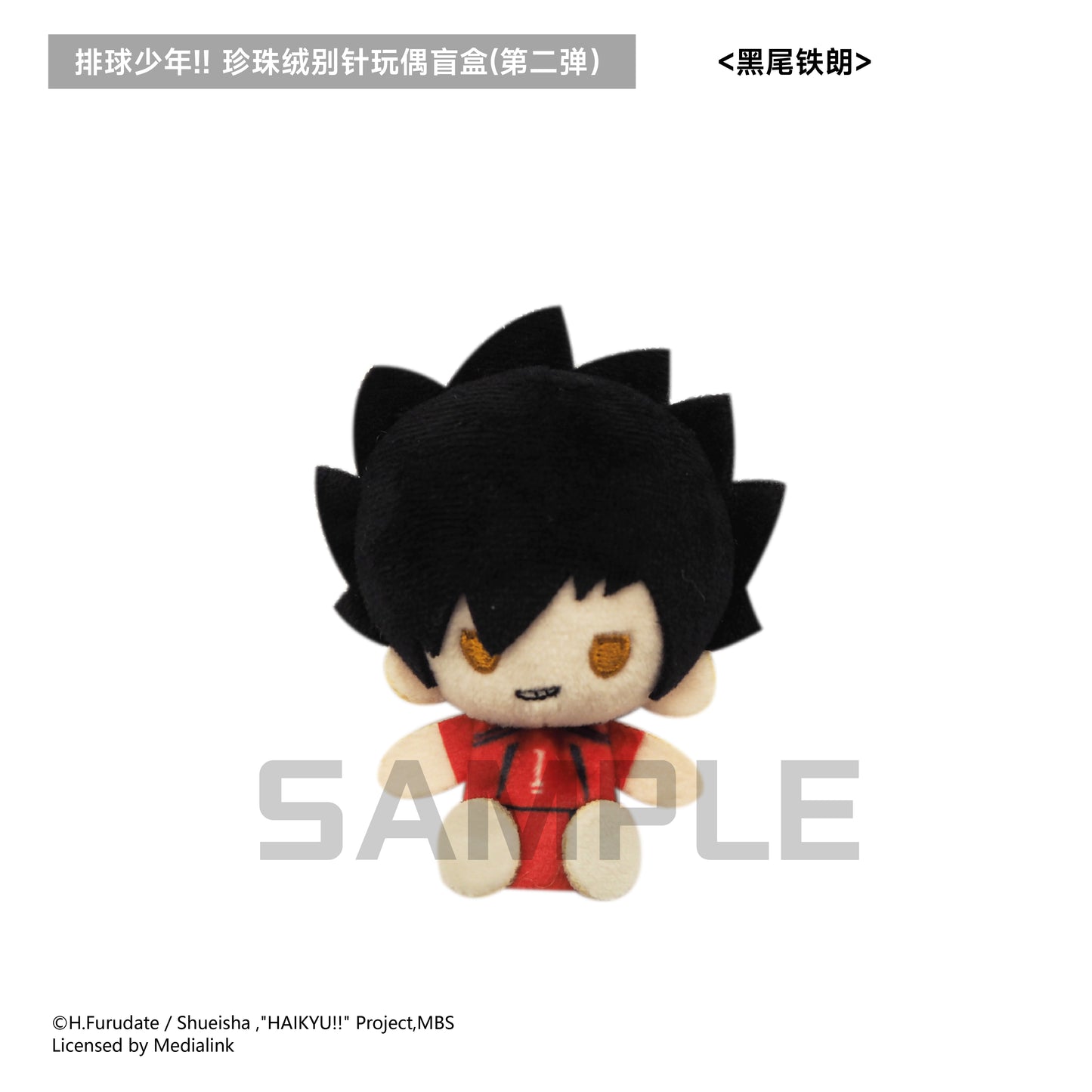 【予約】TAPIOCA 中国限定 ハイキュー!! ぬいぐるみバッジ vol.2 ブラインドパック