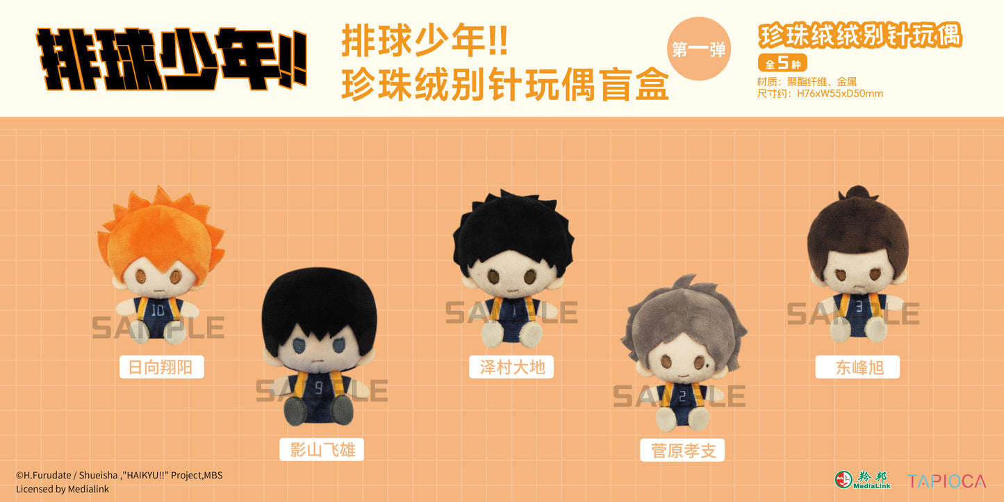 【予約】TAPIOCA 中国限定 ハイキュー!! ぬいぐるみバッジ vol.1 ブラインドパック