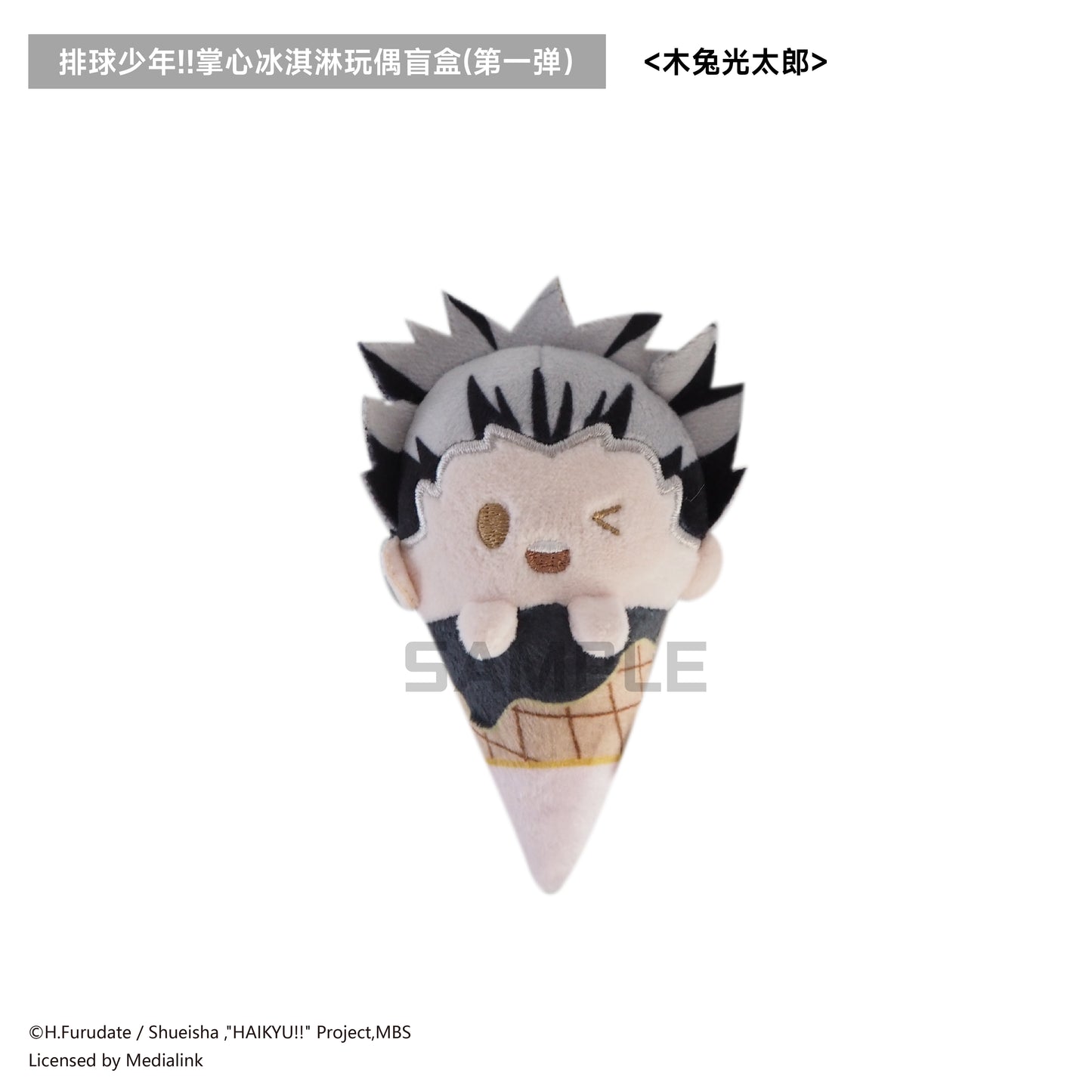 【予約】TAPIOCA 中国限定 ハイキュー!! 手のひらアイスクリーム ぬいぐるみ vol.1 コンプリートBOX（全6種）