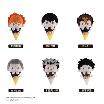 【予約】TAPIOCA 中国限定 ハイキュー!! 手のひらアイスクリーム ぬいぐるみ vol.1 ブラインドパック