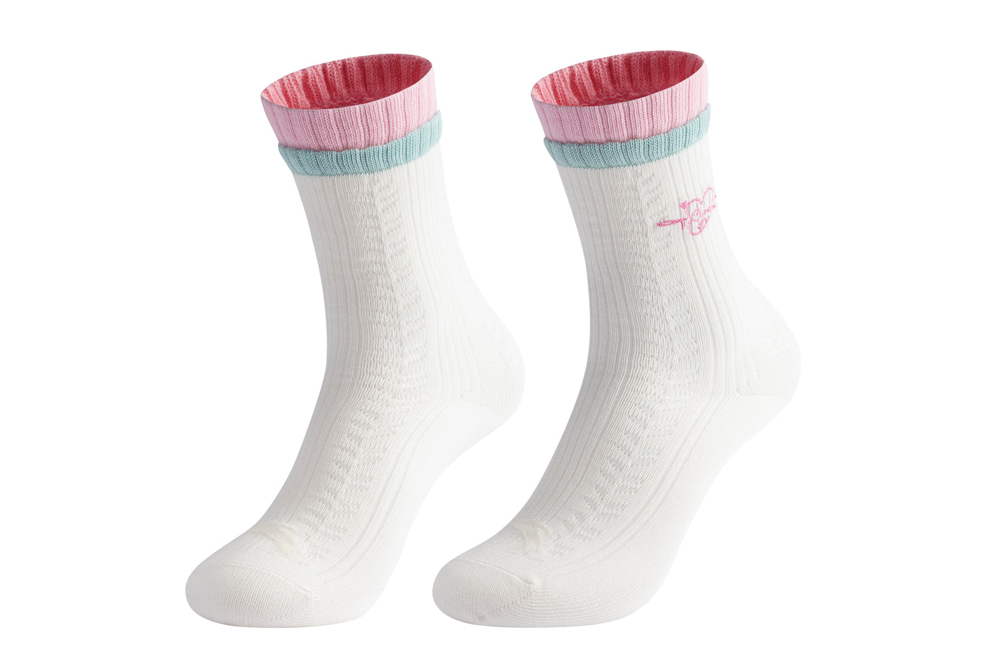 ANTA ×『崩壊：スターレイル』「キュレネ」コラボ 刺繍入り 抗菌ミドルソックス（レディース）