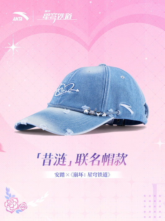 【予約】ANTA ×『崩壊：スターレイル』「キュレネ」コラボ ウォッシュドデニム ベースボールキャップ