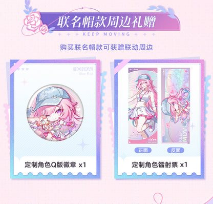 ANTA ×『崩壊：スターレイル』「キュレネ」コラボ ウォッシュドデニム ベースボールキャップ