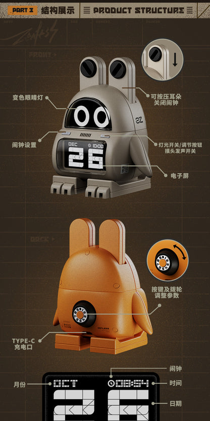 【予約】ゼンレスゾーンゼロ ンナデスクシリーズ「ンナクロック」ボンプ 電子カレンダーアラーム