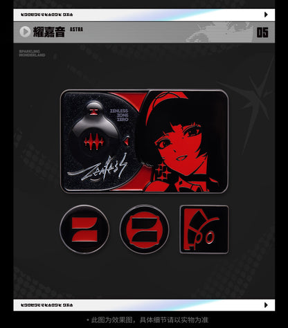 【予約】ゼンレスゾーンゼロ 遊園熠刻シリーズ メタルバッジ セット