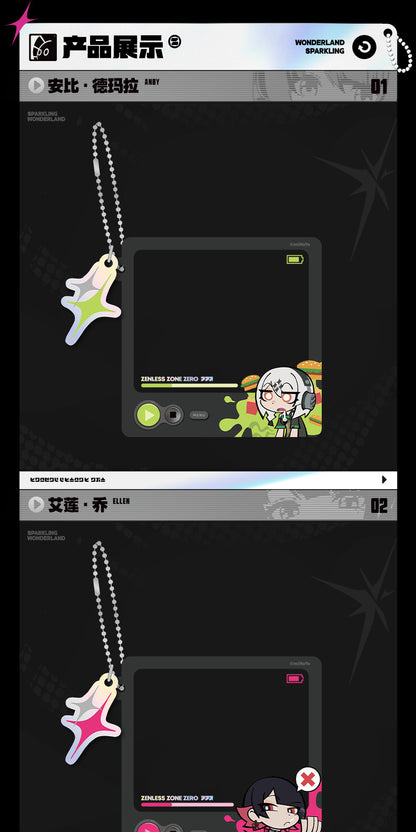 【予約】ゼンレスゾーンゼロ 遊園熠刻シリーズ デフォルメ アクリルクリアチャーム