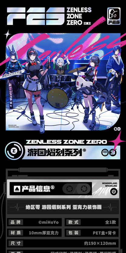 【予約】ゼンレスゾーンゼロ 遊園熠刻シリーズ アクリルブロック アートパネル