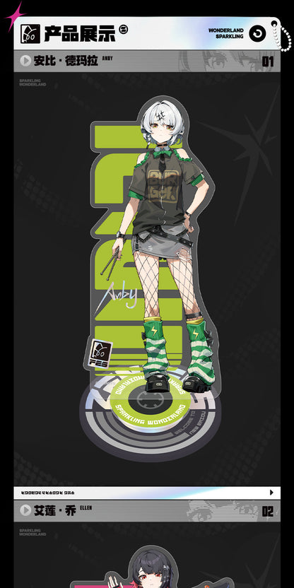 【予約】ゼンレスゾーンゼロ 遊園熠刻シリーズ 回転式アクリルスタンド