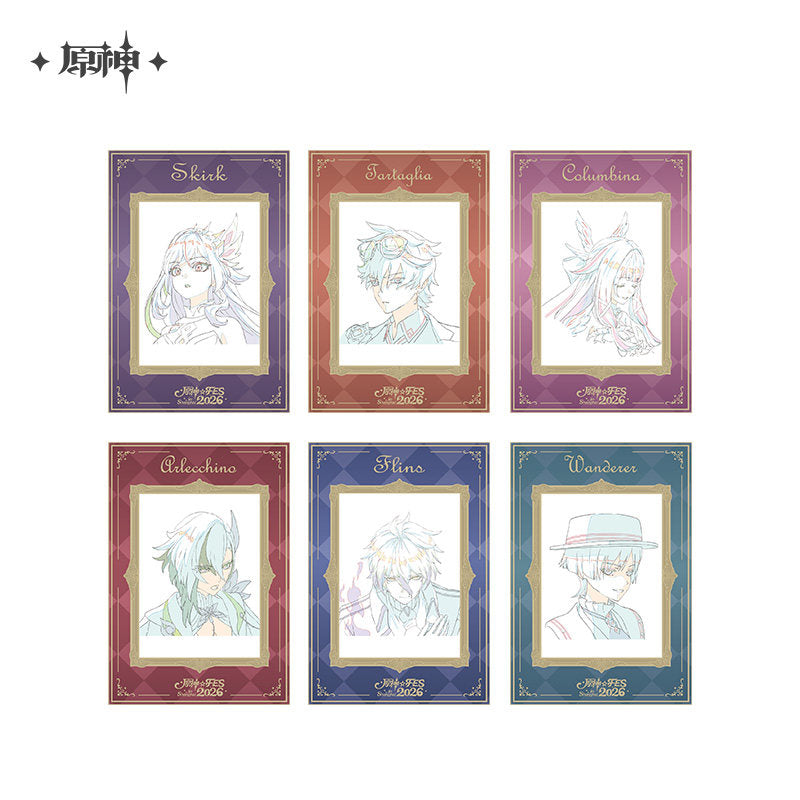 原神☆FES 2026 嘉年相聚シリーズ 原画折光カード セット