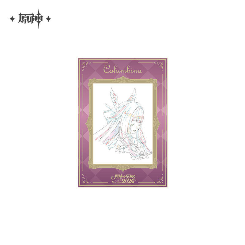 原神☆FES 2026 嘉年相聚シリーズ 原画折光カード セット