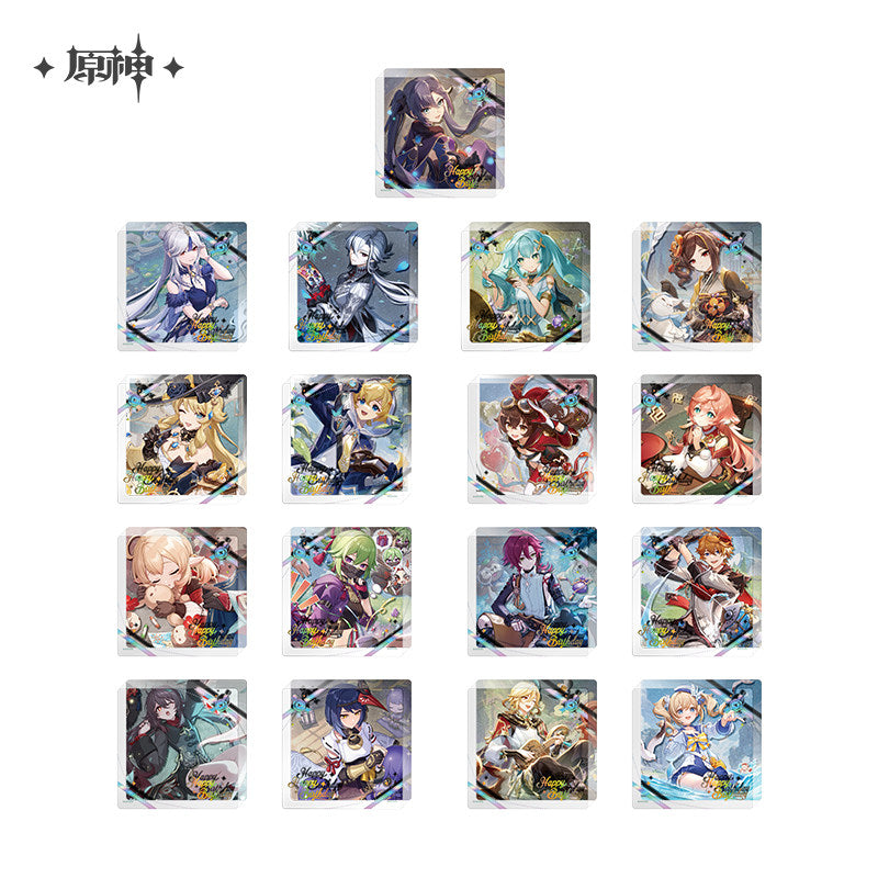 原神 命定の日シリーズ キャラクター アクリルコースター 2025