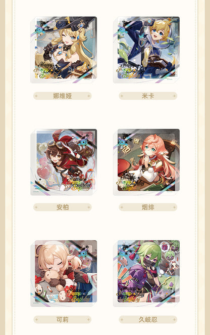 原神 命定の日シリーズ キャラクター アクリルコースター 2025
