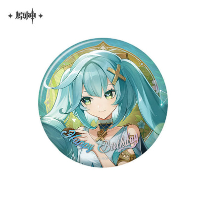 原神 命定の日シリーズ キャラクター缶バッジ 2025